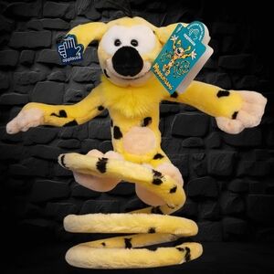 Vtg Disney Marsupilami Springtail Plush Toy by Applause, 1993 With Tags